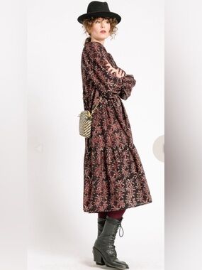 Matta Dress Jaya Midi Cotton in Margherita